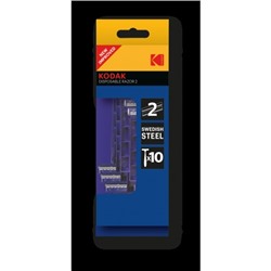 Станки для бритья одноразовые Kodak Disposable Razor 2, мужские, 2 лезвия, синий (10шт в упак, цена за шт) /10/240/960/   9926