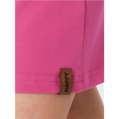 Комплект для девочки (футболка, шорты) Розовый