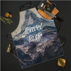 Фартук "Travel the taste" 65*80см,100% п/э,оксфорд 210г/м2