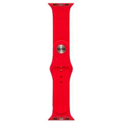 Ремешок - ApW01 Apple Watch 38/40/41мм силикон (015) (red)
