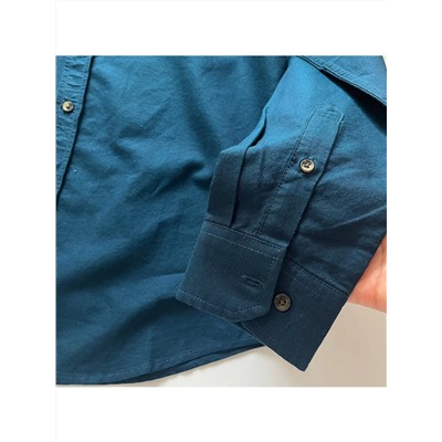 Рубашка мужская OSTIN т.синяя 2179