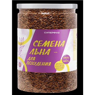 Суперфуд "Намажь_орех" Семена льна коричневого для похудения 760 гр