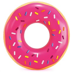 Крут Пончик с глазурью Розовый 114см, до 100кг, от 9лет, уп.12