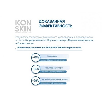 ICON SKIN Дневной крем-флюид для жирной и проблемной кожи. 8 часов матирования. Проф уход. 30 мл