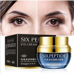 Крем для глаз с пептидами омолаживающий, против отеков и кругов Images Six Peptide Eye Cream, 25 гр.