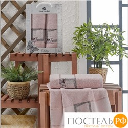 11290 Комп. Пол. MERZUKA махр. в короб. (50x90/1)(70х140/1) 2 шт.CLASSY светло-розовый