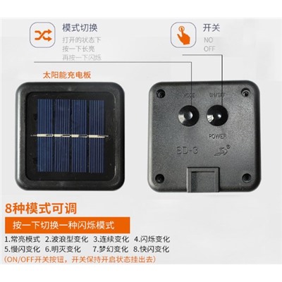 Светодиодная гирлянда с солнечной батареей SND-0208