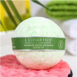 Бомбочка для ванн L'Cosmetics «Зелёный чай» с пеной, 130 г 4717721