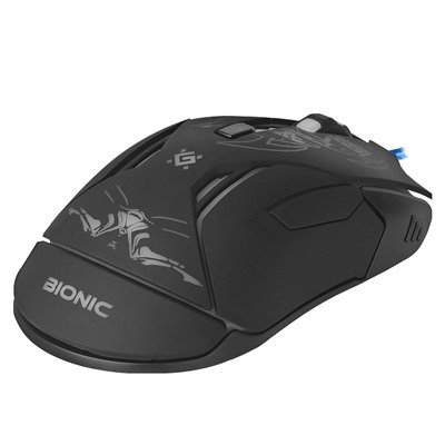 Мышь оптическая Defender Bionic GM-250L игровая (black)