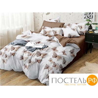 КПБ CL HOME Поплин "Pure Cotton" полуторный 145*215*1 150*220*1(±5) 70*70*2(±2) в ПВХ 15/303-PC/CL