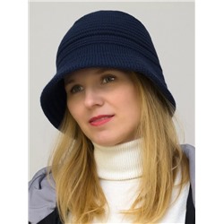 Шляпа женская весна-осень Bloom (Цвет синий), размер 54-56, шерсть 30%