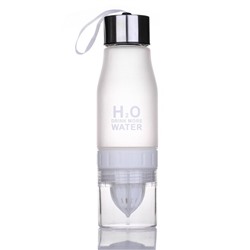 Бутылка для воды с инфузером для фруктов H2O белый 650мл