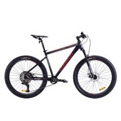 Велосипед горный COMIRON PREDATOR II 27.5-19" L-TWOO 1*11S цвет: чёрно-красный red beast
