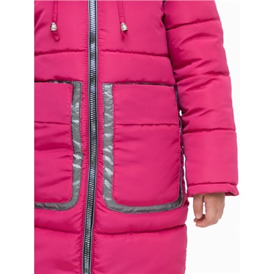 Пальто зимнее для девочки Варя 151901 цикламен DISVEYA