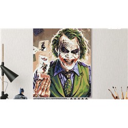 Картина по номерам на холсте 50х40 см. «Джокер». TM Selfica