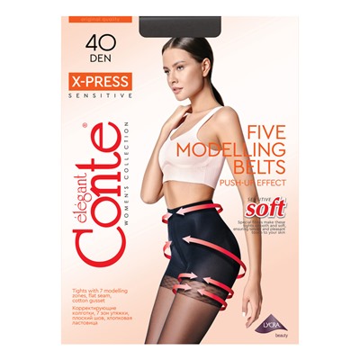 Колготки жен. Conte X-PRESS Soft 40, р.4 bronz