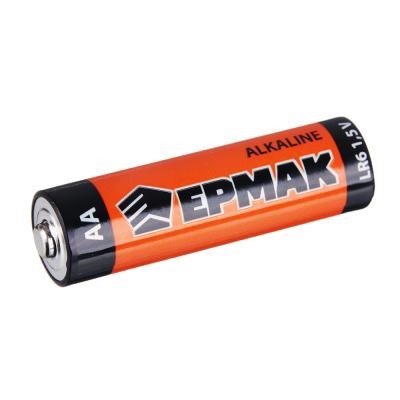 ЕРМАК Батарейки 2шт, тип AA, "Alkaline" щелочная, BL, СКл