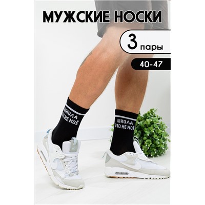 Носки Школа мужские 3 пары