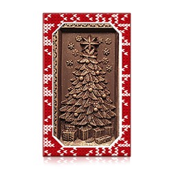 Шоколад барельефный элитный Ёлочка (90*52 мм.)