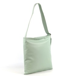 Женская плоская сумка хобо из эко кожи 8022 Грин