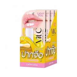 Увлажняющее масло для губ Cathy Doll Прекрасный Лимон (Lovely Lemon) 2.4 гр × 4 шт