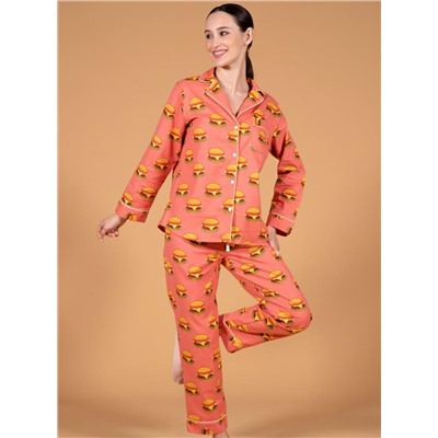 2134TCC Женская пижама (ДЛ.рукав+брюки) INDEFINI