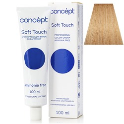 Крем-краска для волос без аммиака 9.0 очень светлый блондин Soft Touch Concept 100 мл