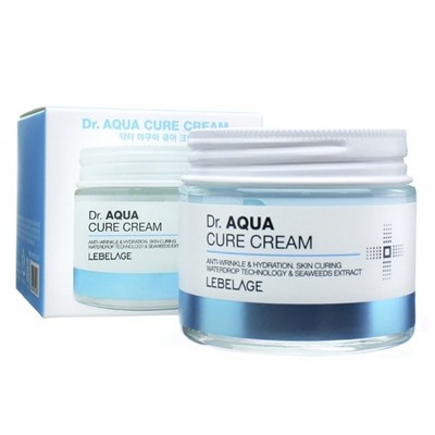 Lebelage Антивозрастной крем для обезвоженной кожи с морскими водорослями / Dr. Aqua Cure Cream, 70 мл