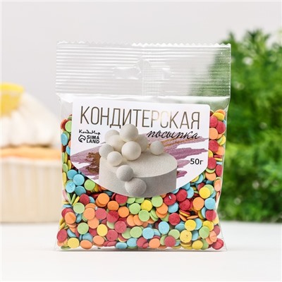 Кондитерская посыпка "Конфетти",50 г