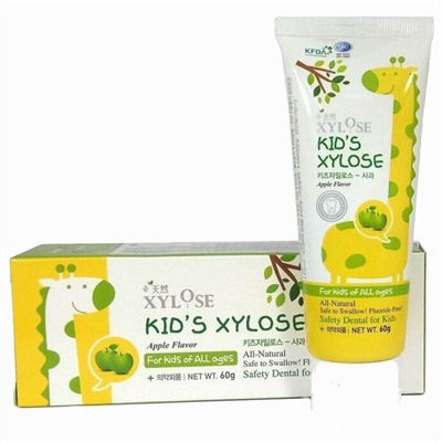 Hanil Зубная паста для детей со вкусом яблока / Xylose KIDS Apple, 60 мл