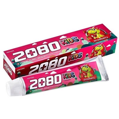 KeraSys Зубная паста для детей со вкусом клубники / Dental Clinic 2080 KIDS Strawberry, 80 г
