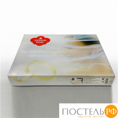 1045-08 код 1045, КПБ Cotton Box Евро 2 наволочки, 50x70 (2 шт), Ранфорс, Коробка