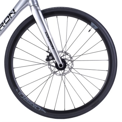 Велосипед шоссейный COMIRON RONIN II 700C-540mm SENSAH 2X11S THRU AXLE цвет: серебристый  quicksilver mercury