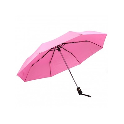 Зонт женский ТриСлона-885А/L 3885 A  (проявляется логотип под дождем),  R=55см,  суперавт;  8спиц,  3слож,  полиэстр,  розовый 221119