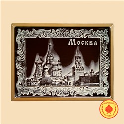 Пряник 600г шоколадный  "Москва" (в подарочной пластиковой упаковке)