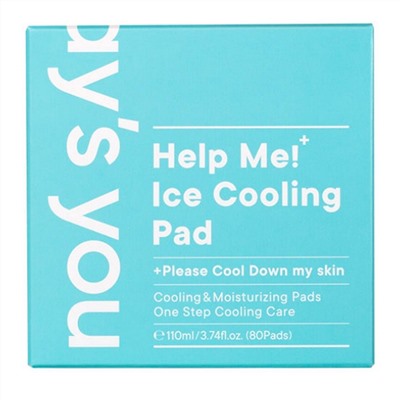 One-days you Охлаждающие тонер-пэды / Help Me Ice Cooling Pad, 80 пэдов