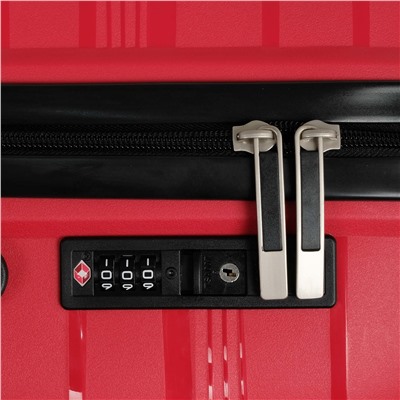 Комплект из 3-х PP чемоданов РР820 Polar (Красный)