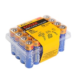 Батарейка алкалиновая Kodak Max, AA, LR6-24BOX, 1.5В, бокс, 24 шт.