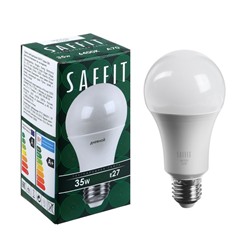 Лампа светодиодная SAFFIT, 35W 230V E27 6400K A70, SBA7035