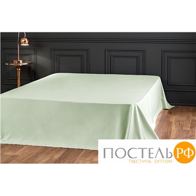 T1224T10010110 Простыня Tivolyo home сатин зеленый 1,5 сп