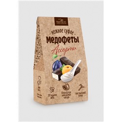Медофеты Ассорти с йогуртом/курагой/черносливом и медом,150г