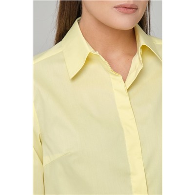 Жёлтая рубашка с пуговицами