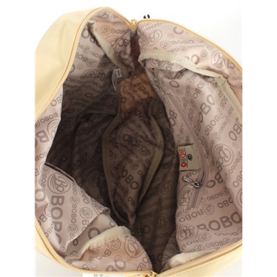 Рюкзак жен текстиль BoBo-1313 (дорожный),  1отд. 1внеш,  4внут/карм,  молочный 260733