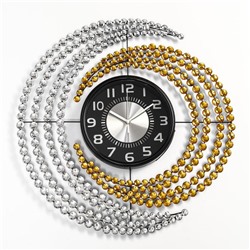 Часы настенные, серия: Ажур, "Нинбург", плавный ход, d-57 см, циферблат 22 см