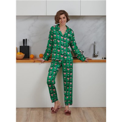 2248TCC Женская пижама (ДЛ.рукав+брюки) INDEFINI