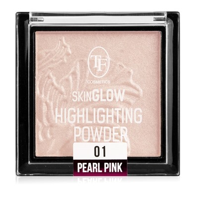 Триумф tf Хайлайтер для лица Skin glow 01 жемчужный розовый CTW  61096