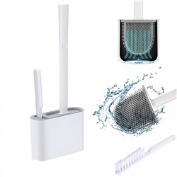 Силиконовый ершик + щетка для унитаза TPR Toilet Brush