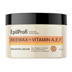 EpilProfi Professional Крем-парафин для рук с пчелиным воском и комплексом витаминов A, E, F / Beewax + Vitamin A, Е, F, 300 мл