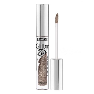 LuxVisage Тени жидкие Glitter Rock тон 304 Шоколадный