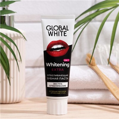 Зубная паста Global White Extra Whitening, отбеливающая, 100 г